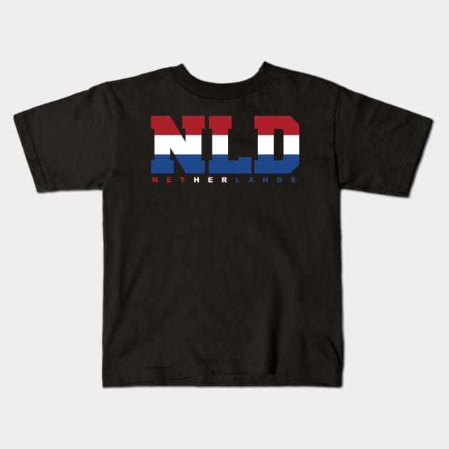 Nederland Kids T-Shirt by BAOM_OMBA